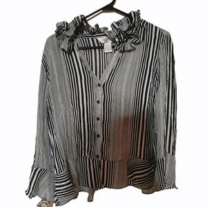 𝅺ALLISON Taylor long sleeve blouse shirt